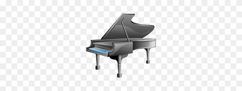 256x256 Icono De Piano Myiconfinder - Teclado De Piano Png