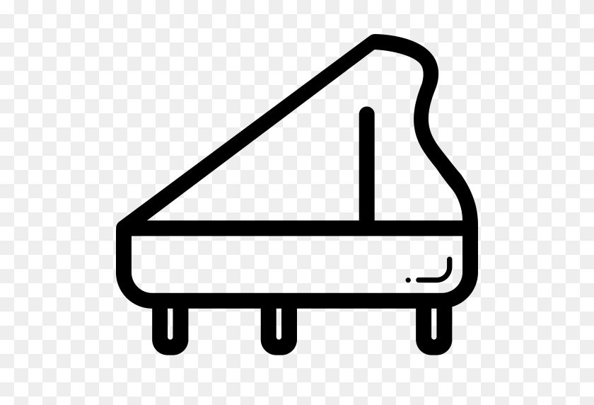 512x512 Icono De Piano Con Formato Png Y Vector Para Descarga Gratuita Ilimitada - Imágenes De Piano Clipart Gratis
