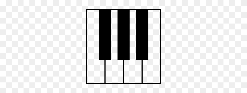 256x256 Iconos De Piano - Teclas De Piano Png