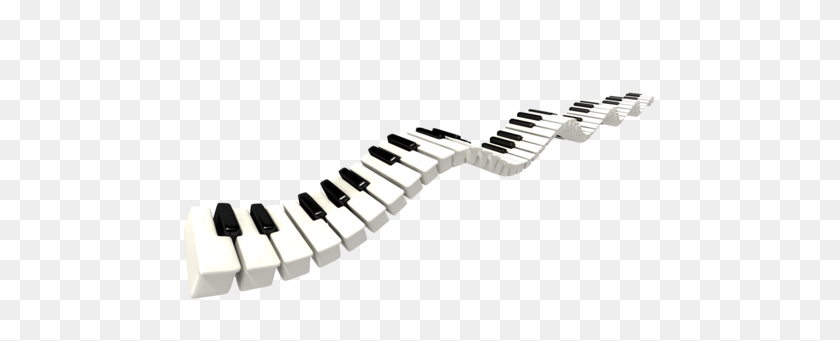 500x281 Piano Keyboard Png - Piano Keyboard Clipart Black And White
