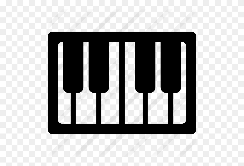 512x512 Piano Keys - Piano Keyboard PNG
