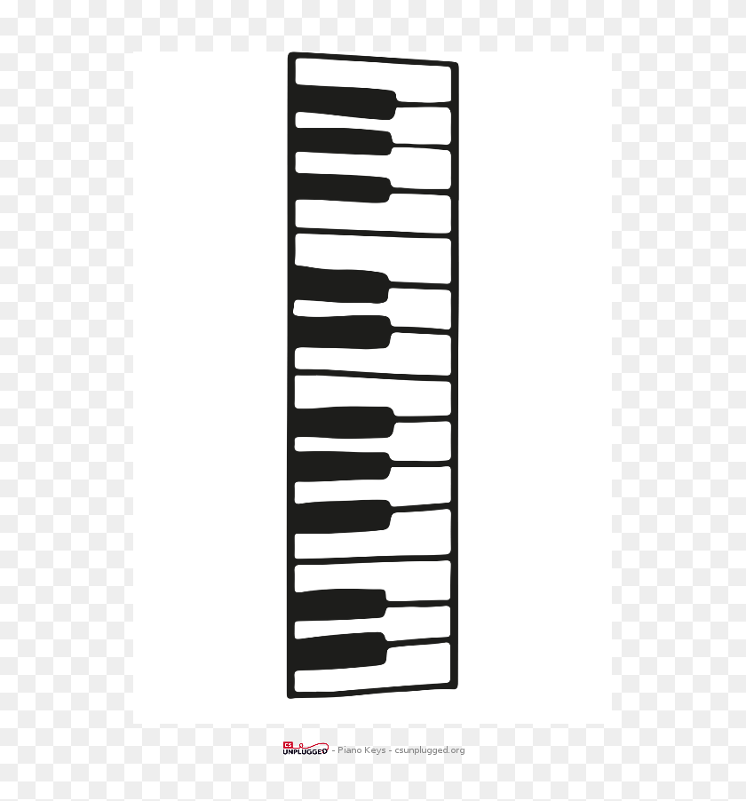 596x842 Piano Keys - Piano Keys PNG