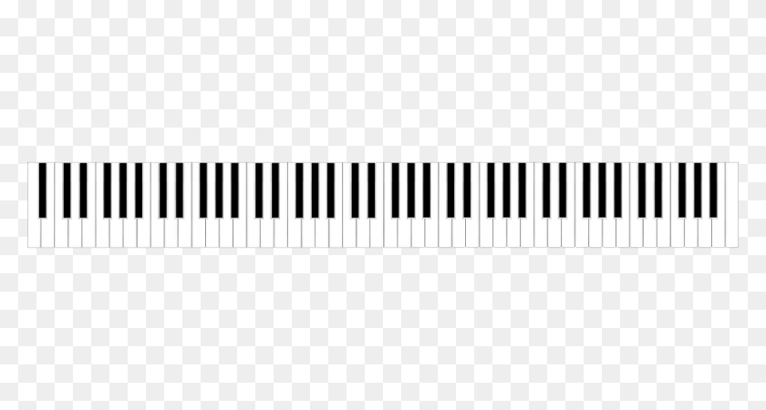 960x480 Piano Keys Vector Free Download Clip Art - Piano Keys Clipart
