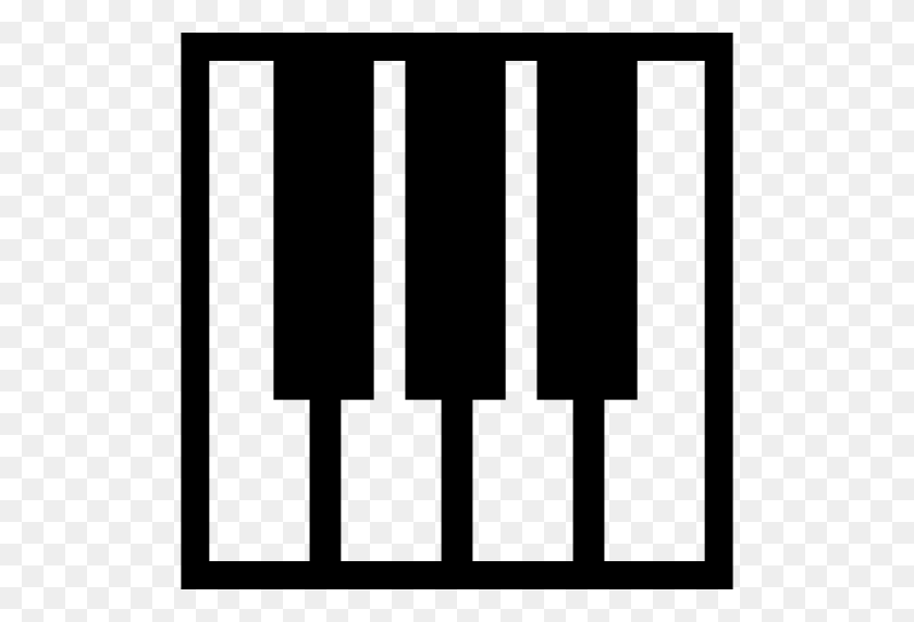 512x512 Piano Part, Keyboard, Piano Keys, Piano Keyboard, Piano, Music - Piano Keys PNG