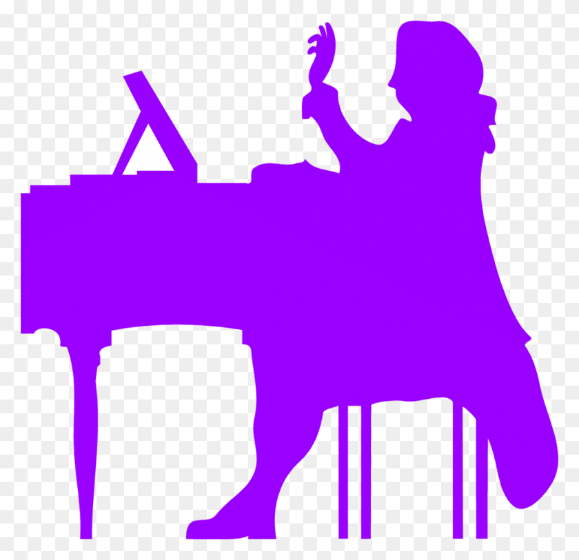 958x926 Piano Silhouette Cliparts - Piano Player Clipart
