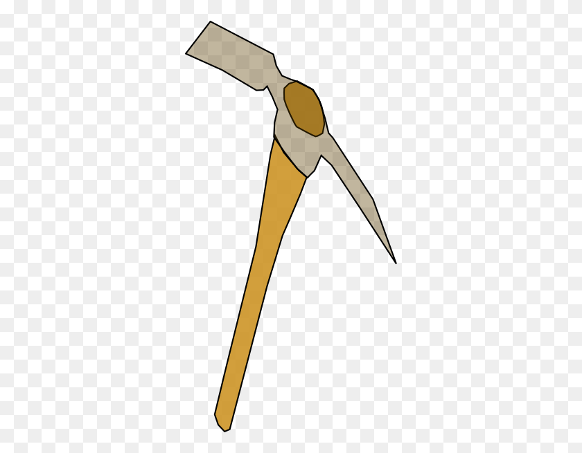 306x595 Pick And Shovel Complicated Clipart - Complicated Clipart