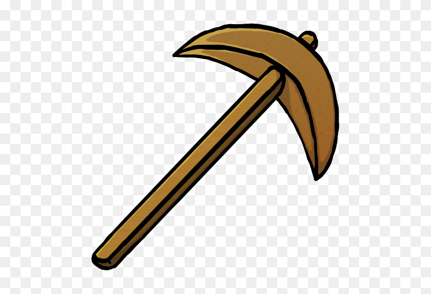 512x512 Pickaxe, Wooden Icon - Pickaxe PNG