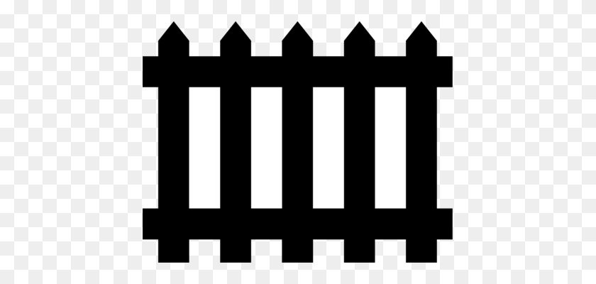 437x340 Пикетный Забор, Ворота, Деревянный Сад, - Деревянный Забор Png