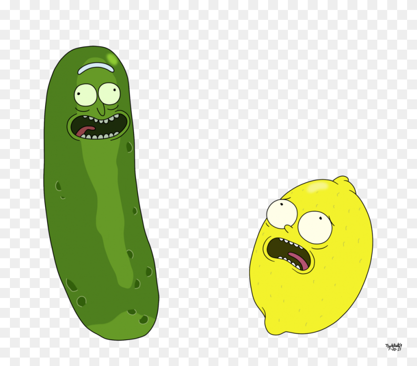 959x833 Pickle And Lemorty - Pickle Rick Face PNG