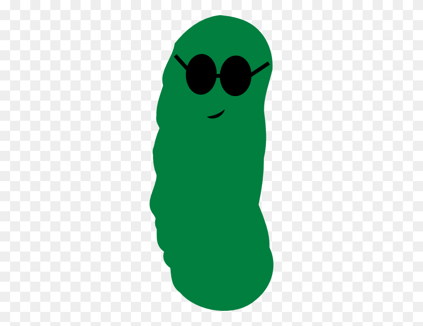 246x588 Pickle Cool Png Large Size - Pickle Clipart Blanco Y Negro