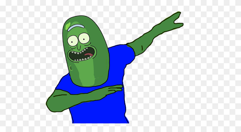 554x400 Pickle Rick Dabbing Pickle Rick Know Your Meme - Rick PNG