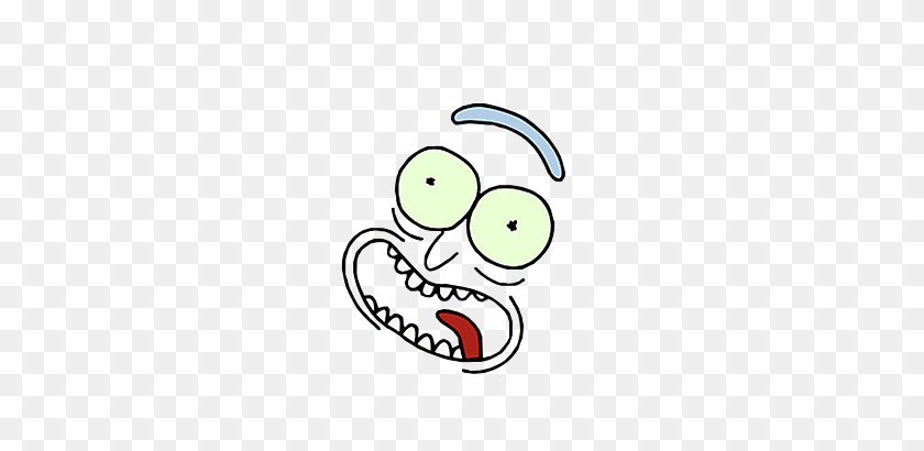 300x350 Pickle Rick Face Png Png Image - Rick Face PNG