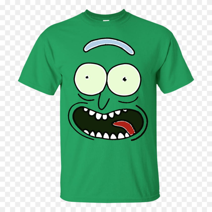 1155x1155 Pickle Rick Face Shirt Rick And Morty - Pickle Rick PNG