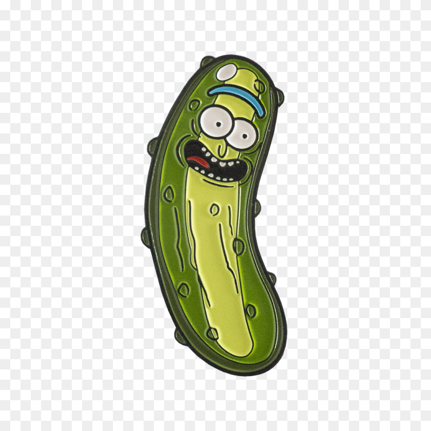 1024x1024 Pickle Rick Pin From Pop Vulture Day Of The Shirt - Pickle Rick PNG
