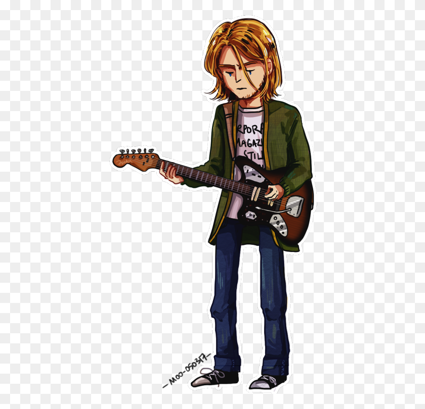 414x750 Pickled Music, Might Make This Into A Sticker Idk - Kurt Cobain PNG