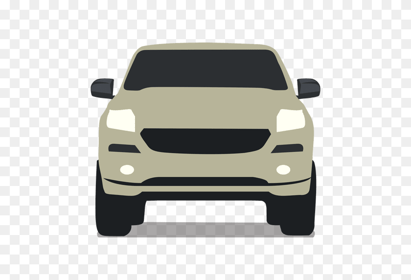 512x512 Pickup Front View - Car Front PNG