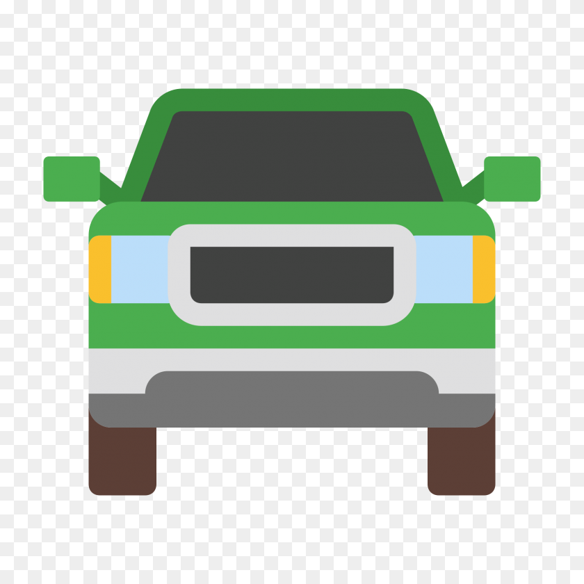 1600x1600 Pickup Front View Icon - Car Front View PNG
