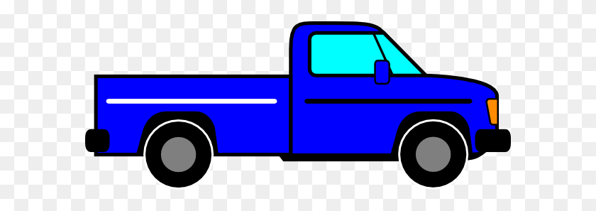 600x237 Pickup Truck Clip Art - Pick Up Clipart