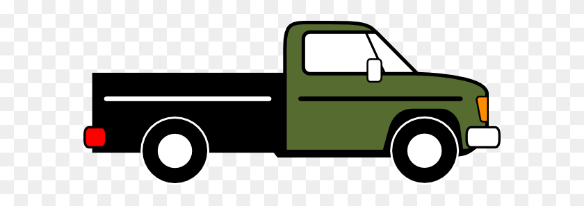 600x237 Pickup Truck Clip Art - Truck Clipart PNG