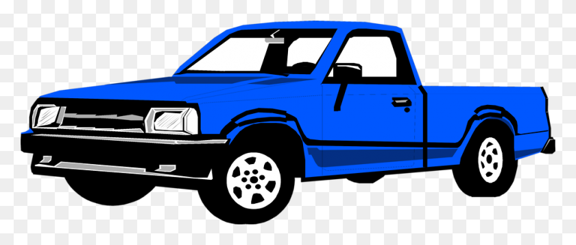 958x365 Pickup Truck Images Free - Vintage Truck Clipart