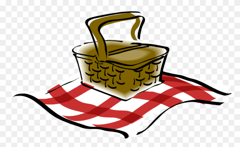 830x485 Picnic Basket Clipart Animated - Shopping Basket Clipart