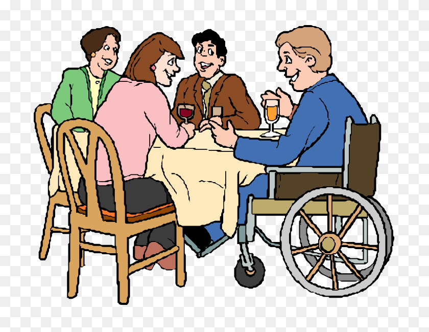 750x589 Picnic Clipart Banquet - Wheelchair Clipart