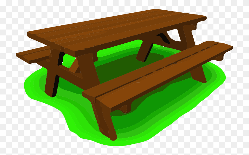 733x465 Picnic Table Clipart Transparent Background Clip Art Images - Picnic Background Clipart