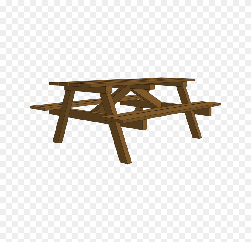 750x750 Picnic Table Garden Furniture - Picnic Table Clipart