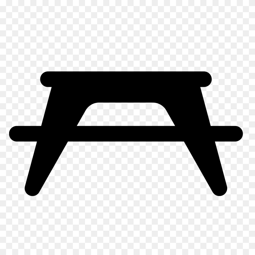 1600x1600 Picnic Table Icon - Picnic Table PNG