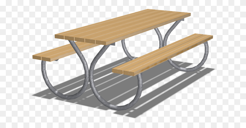 640x379 Picnic Table, Pine Benches, Tables Signs Picnic Table, Pine - Picnic Table PNG