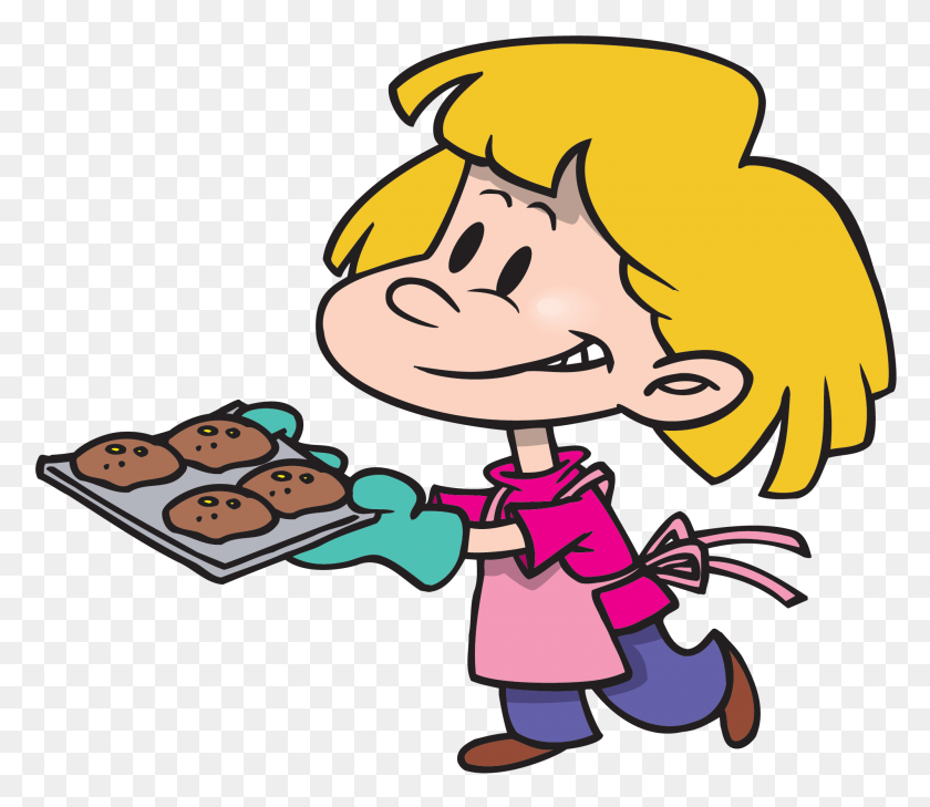 2000x1716 Pics For Gt Kid Chef Cartoon, Cartoon Bakery Kitchens - Предложения Клипарт