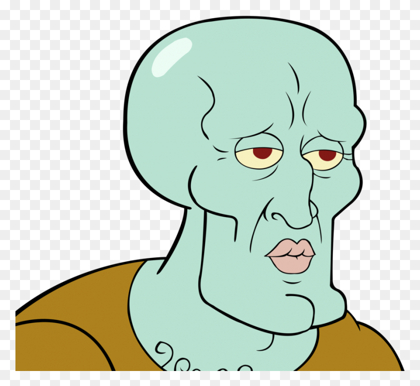893x816 Pics Of Squidward Best The Mysterious Mr Enter Wiki - Squidward Nose PNG