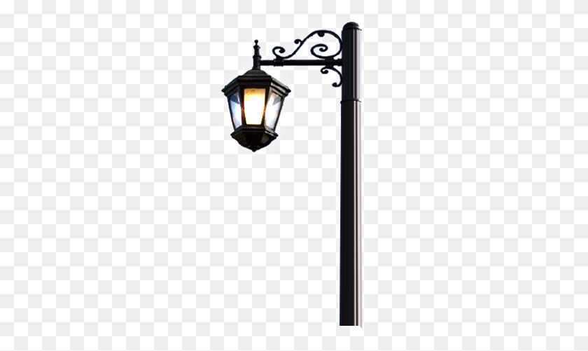 229x441 Picswordspng Street And Words - Street Lamp PNG
