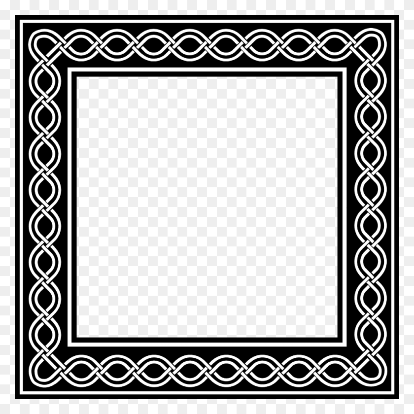 958x958 Picture Frame Free Stock Photo Illustration Of A Blank Frame - Gothic Border PNG