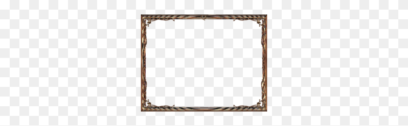 260x201 Picture Frame Wood Clipart - Wood Frame PNG