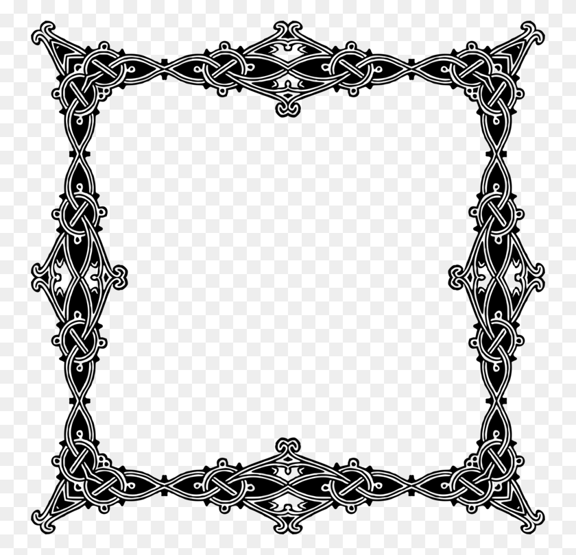 750x750 Picture Frames Black And White Body Jewellery - White Frame Clipart