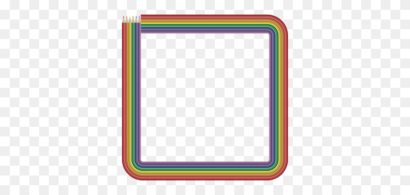 340x340 Picture Frames Borders And Frames Purple Red Violet Free - Pencil Border Clipart