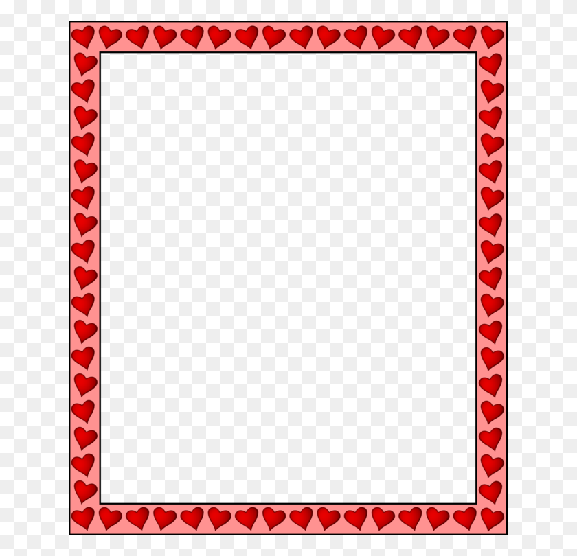 639x750 Picture Frames Computer Icons Pdf Heart - Heart Frame Clipart