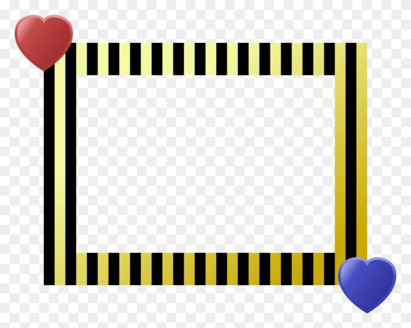 957x750 Рамки Для Картин Декоративное Искусство Компьютерные Иконки Бесплатно Желтый - Желтое Сердце Клипарт