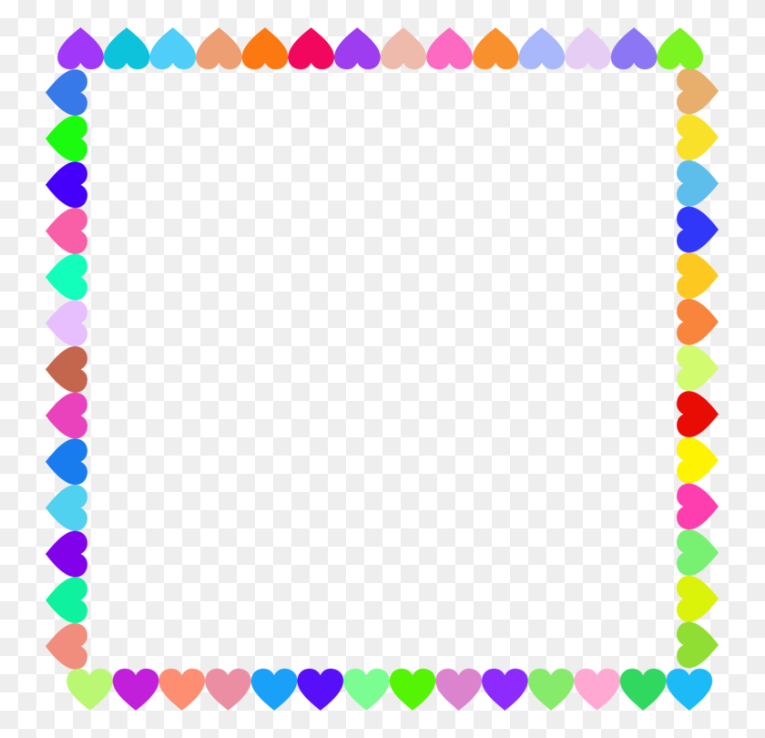 739x750 Picture Frames Film Frame Heart Computer Icons Mirror Free - Heart Frame Clipart