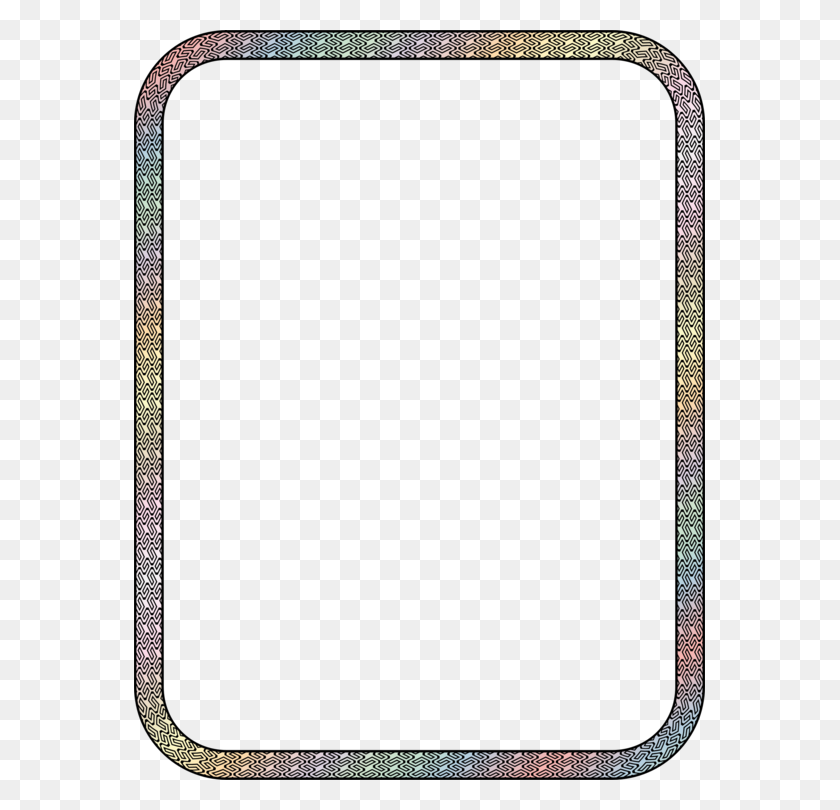 571x750 Picture Frames Rectangle - Rectangle Border Clip Art