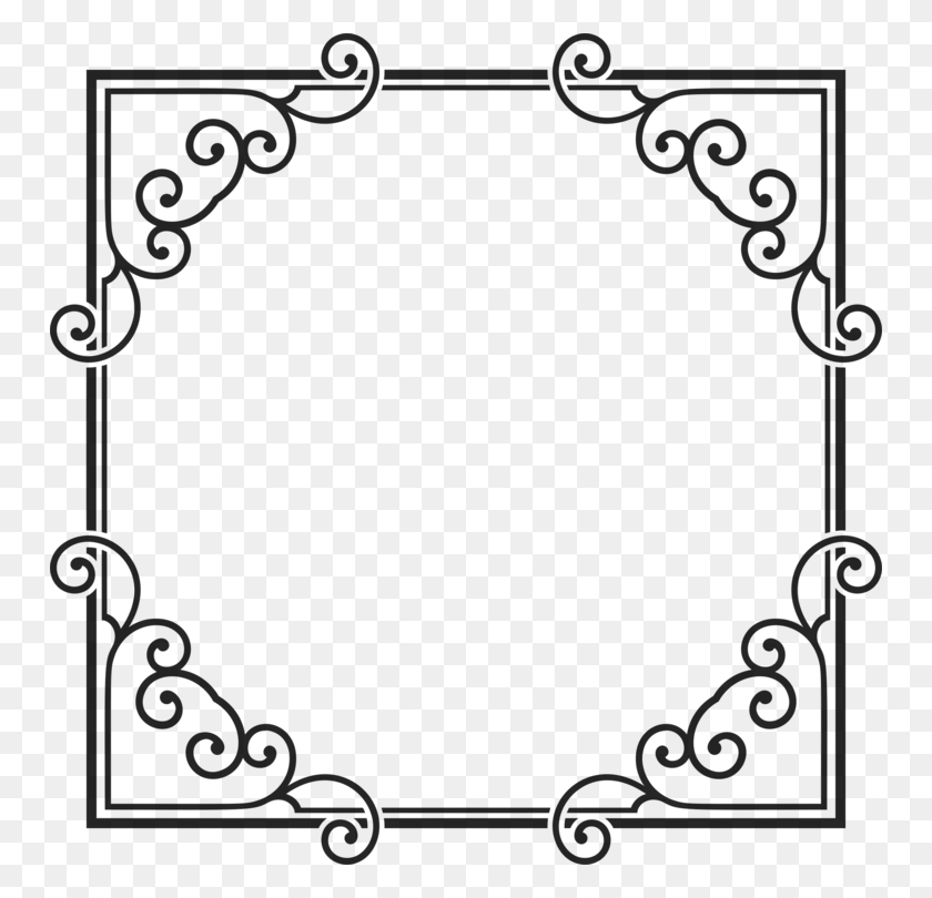 750x750 Picture Frames The Fairies Chamber Line Art Fairy Decorative Arts - Fairy Clipart Black And White
