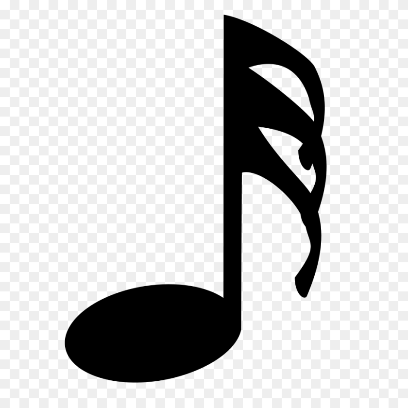 900x900 Picture Music Notes - Ax Clipart Black And White