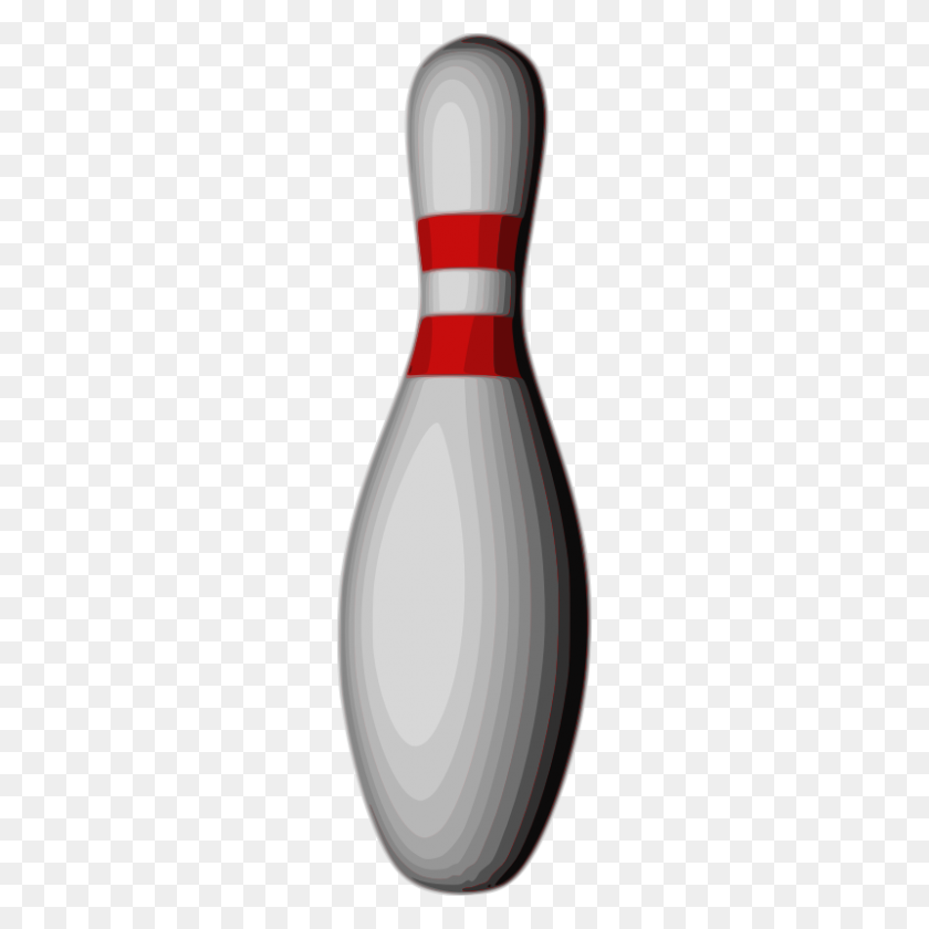 800x800 Picture Of A Bowling Pin - Bowling Ball And Pins Clip Art