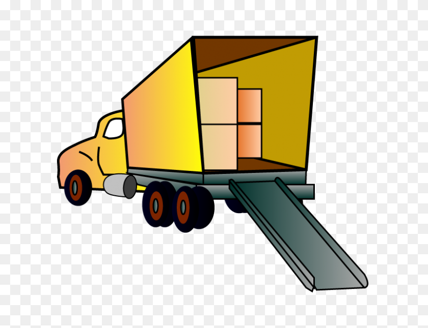 800x600 Picture Of A Moving Truck Free Download Clip Art Free - Moving Truck Clipart Free