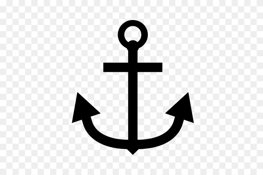 500x500 Picture Of An Anchor Image Group - Anchor With Rope Clipart