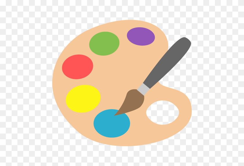 512x512 Picture Of Artist Palette Free Download Clip Art - Paint Palette Clipart