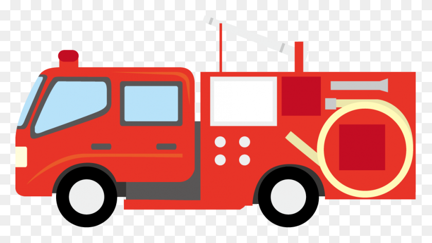 947x503 Картинка Пожарная Машина Клипарт Лучшая - Пожарная Машина Png