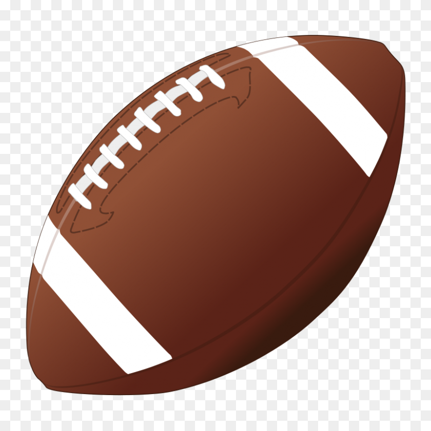 800x800 Picture Of Football - Football Shape Clipart