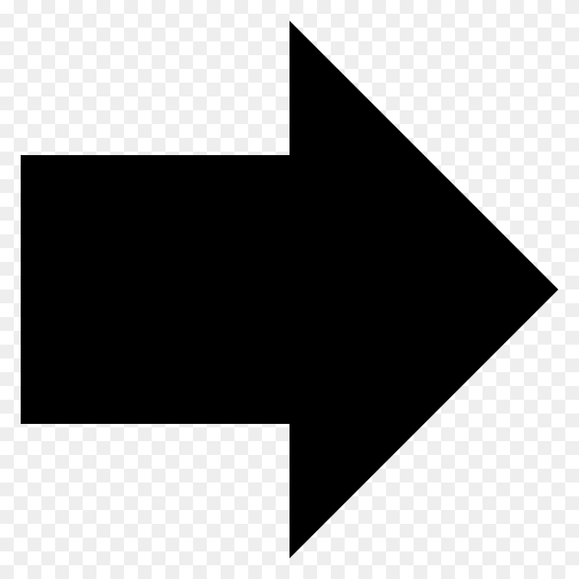 800x800 Picture Of Right Arrow - Clipart Arrow Pointing Right